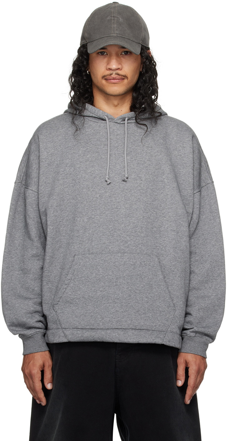 トップス SKIMS FLEECE LOUNGE OVERSIZED HOODIE SKIMS Gray Fleece Lounge Oversized Hoodie SKIMS
