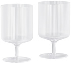 ferm LIVING Ripple Wine Glass Set