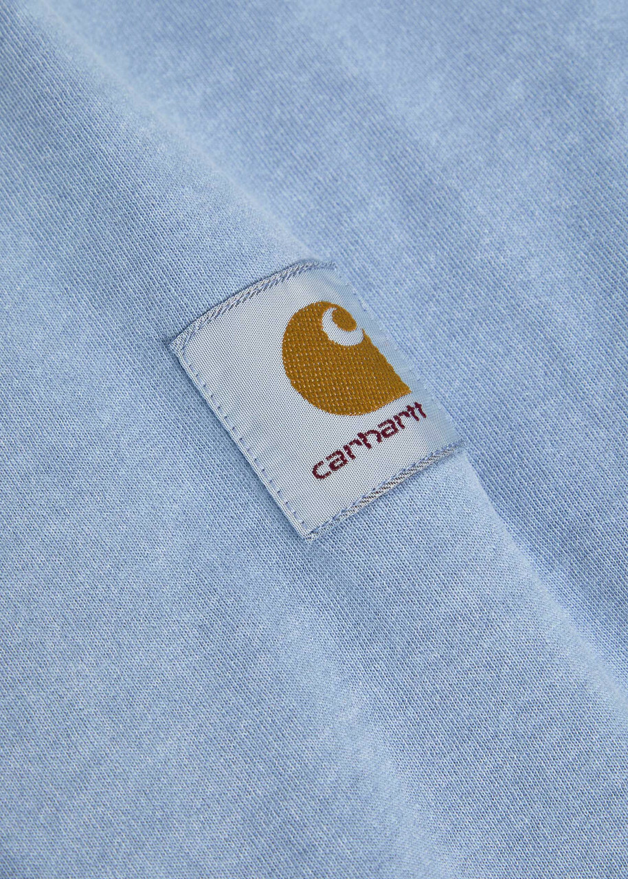 Carhartt Wip Nelson Logo Cotton T-shirt Blue