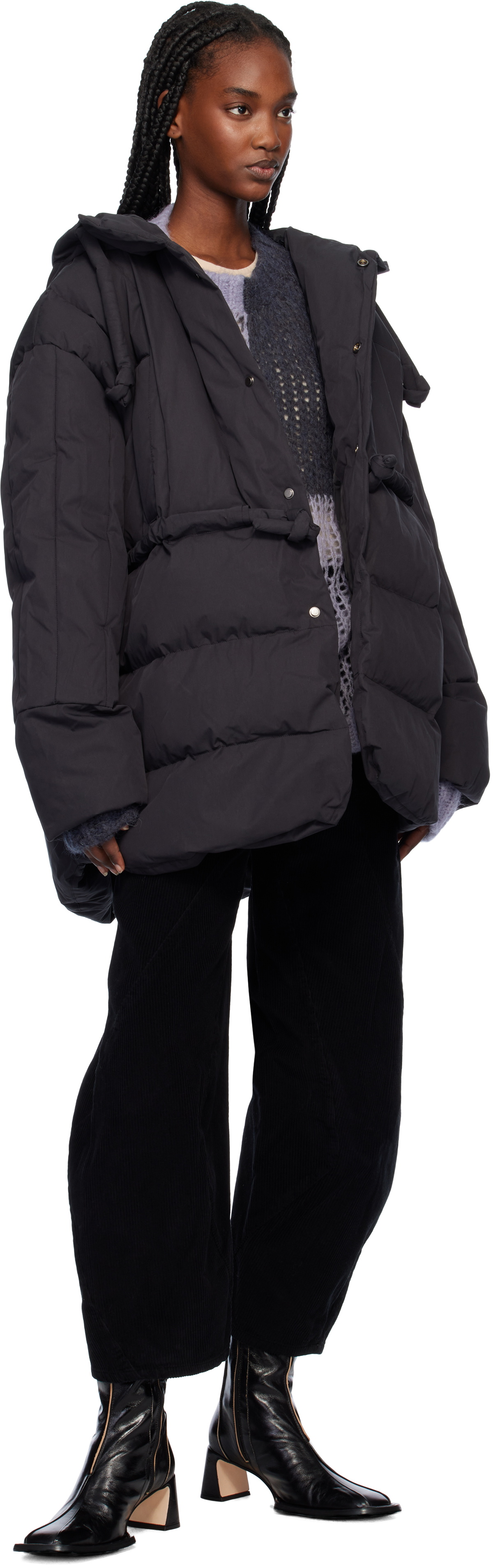 Henrik Vibskov Black Puff Puffer Jacket