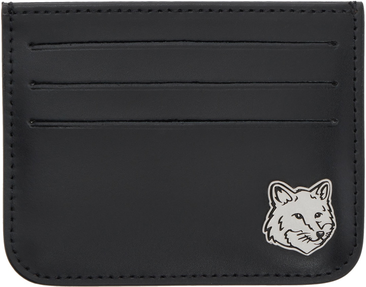 Photo: Maison Kitsuné Black Fox Head Card Holder