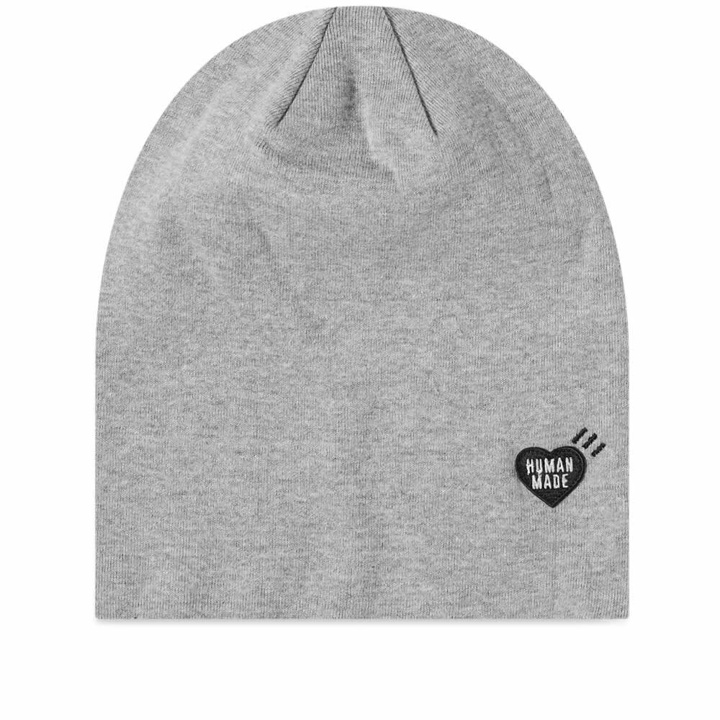 Photo: Human Made Men's Heart Beanie Hat in Grey