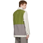 A-COLD-WALL* Off-White and Green 3L Model 4 Jacket