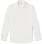 Orlebar Brown - Ridley Cotton-Poplin Half-Placket Shirt - White