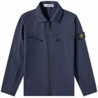 Stone Island Men's Light Soft Shell-R Jacket in Navy