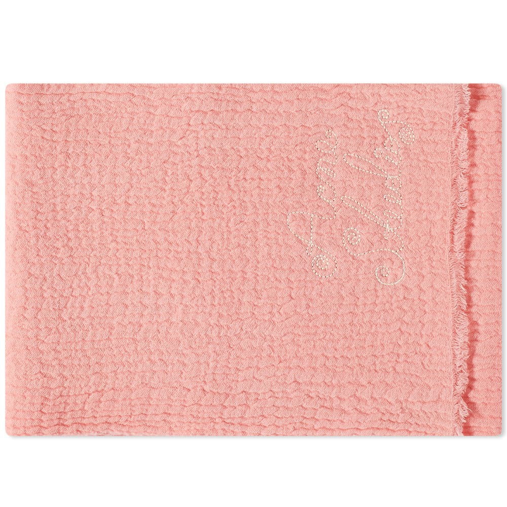 Photo: Acne Studios Men's Vakota Crinkle Wool Scarf in Bubblegum Pink