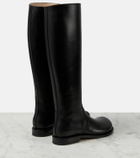 Loewe Campo leather knee-high boots