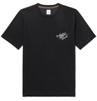 Paul Smith - Printed Organic Cotton-Jersey T-Shirt - Black