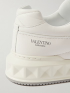 Valentino - Valentino Garavani Roman Stud Quilted Leather Sneakers - White