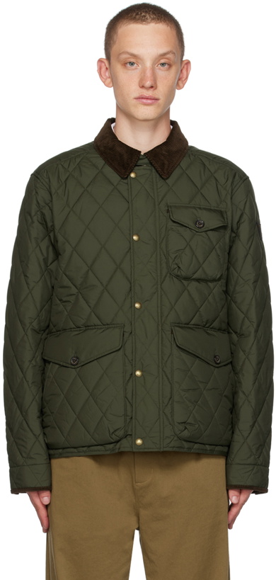 Photo: Polo Ralph Lauren Green Quilted Jacket