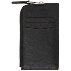 Dunhill Black Cadogan Zip Card Holder