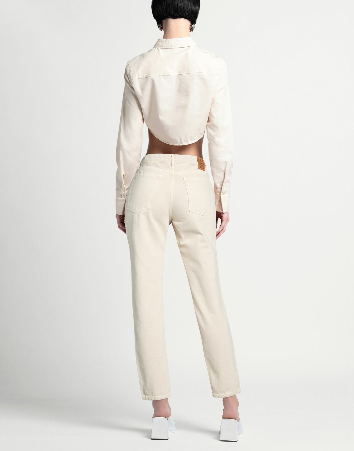 Toteme Womens Jeans in Beige