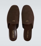 Prada Suede mules
