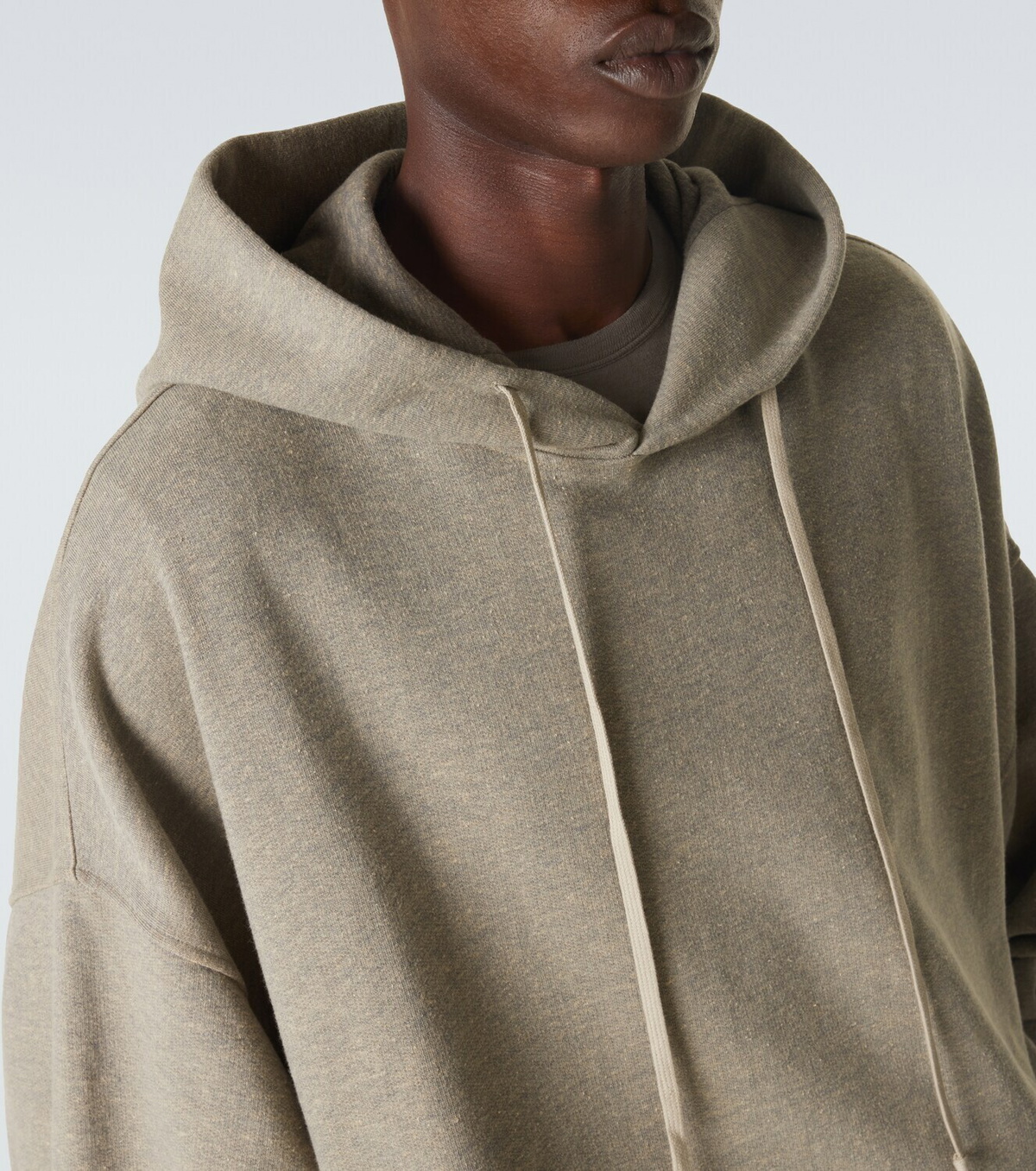 Rick Owens DRKSHDW Hun cotton-blend jersey hoodie