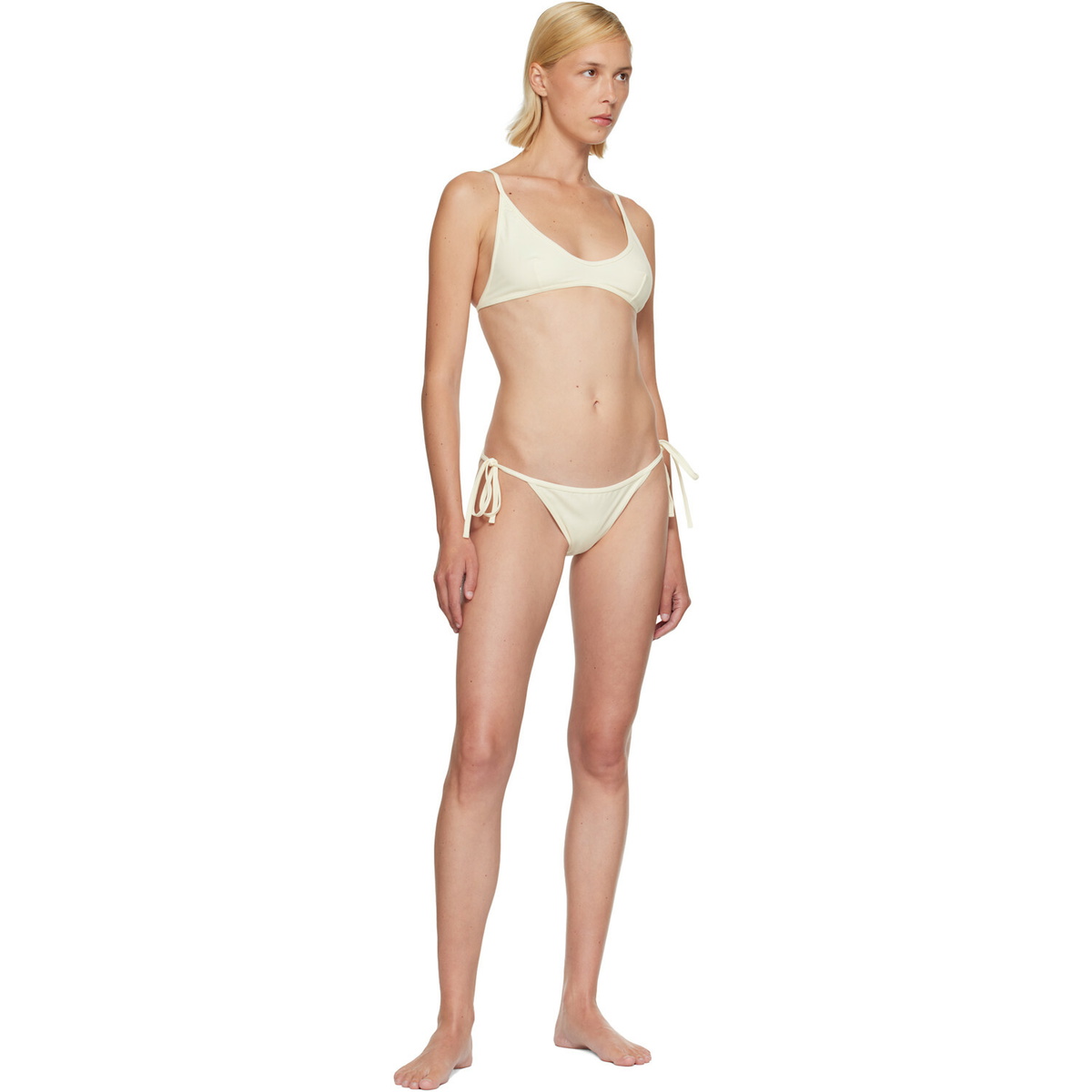 TOTEME Off-White Scoop Bikini Top