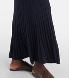 Polo Ralph Lauren Ribbed-knit cotton-blend polo dress