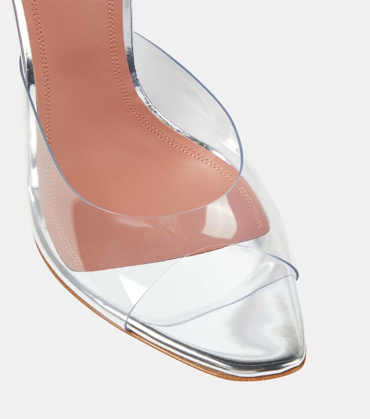 Amina Muaddi Alexa 105 PVC mules