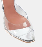 Amina Muaddi Alexa 105 PVC mules