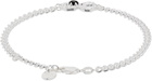 Stolen Girlfriends Club Silver Onyx Spider Bracelet