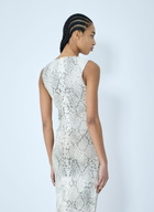 Alexander Wang Snake-Print Embossed Tank Top