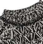 SAINT LAURENT - Textured-Wool Sweater - Black
