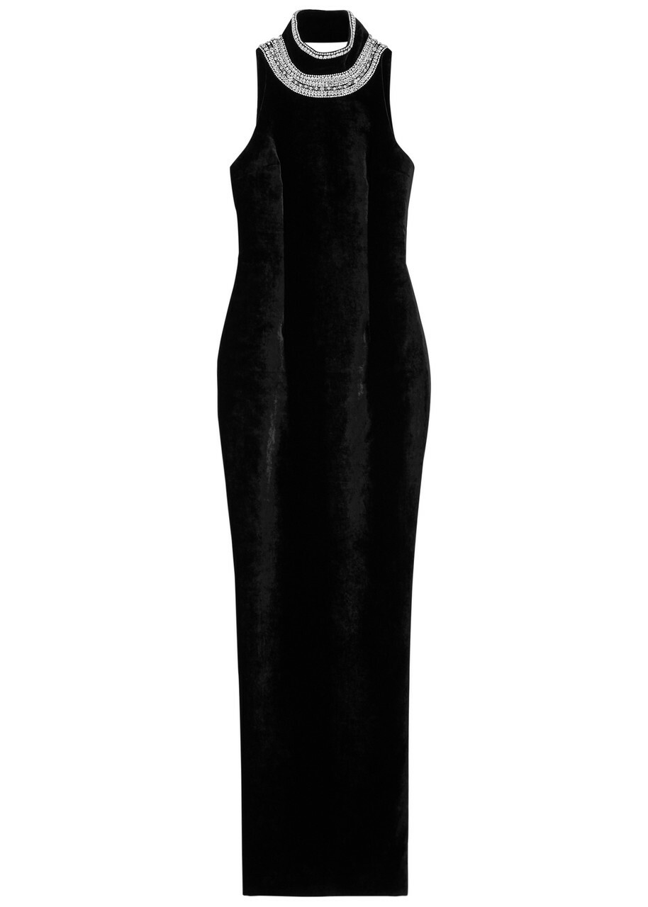 best places to buy semi formal dresses Long Pleated Knit Dress by Balmain