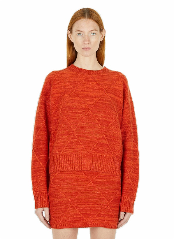 Photo: Mosaic Sweater in Orange