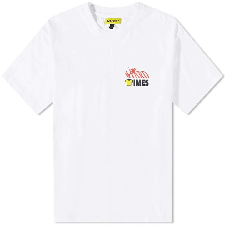 Photo: MARKET Men's Hard Times Physical Therapy T-Shirt in White