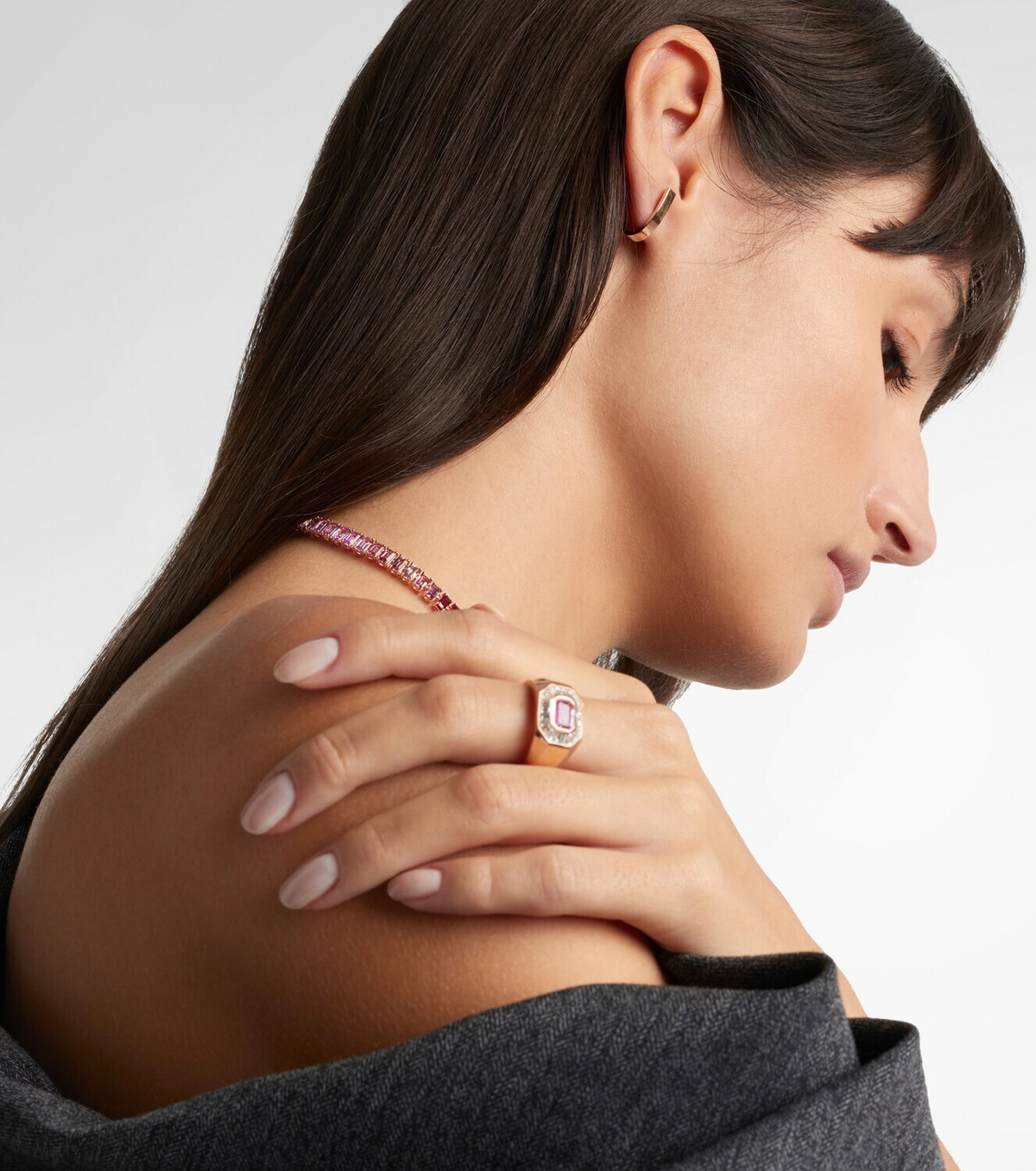 Repossi Berbere 18kt rose gold single earring