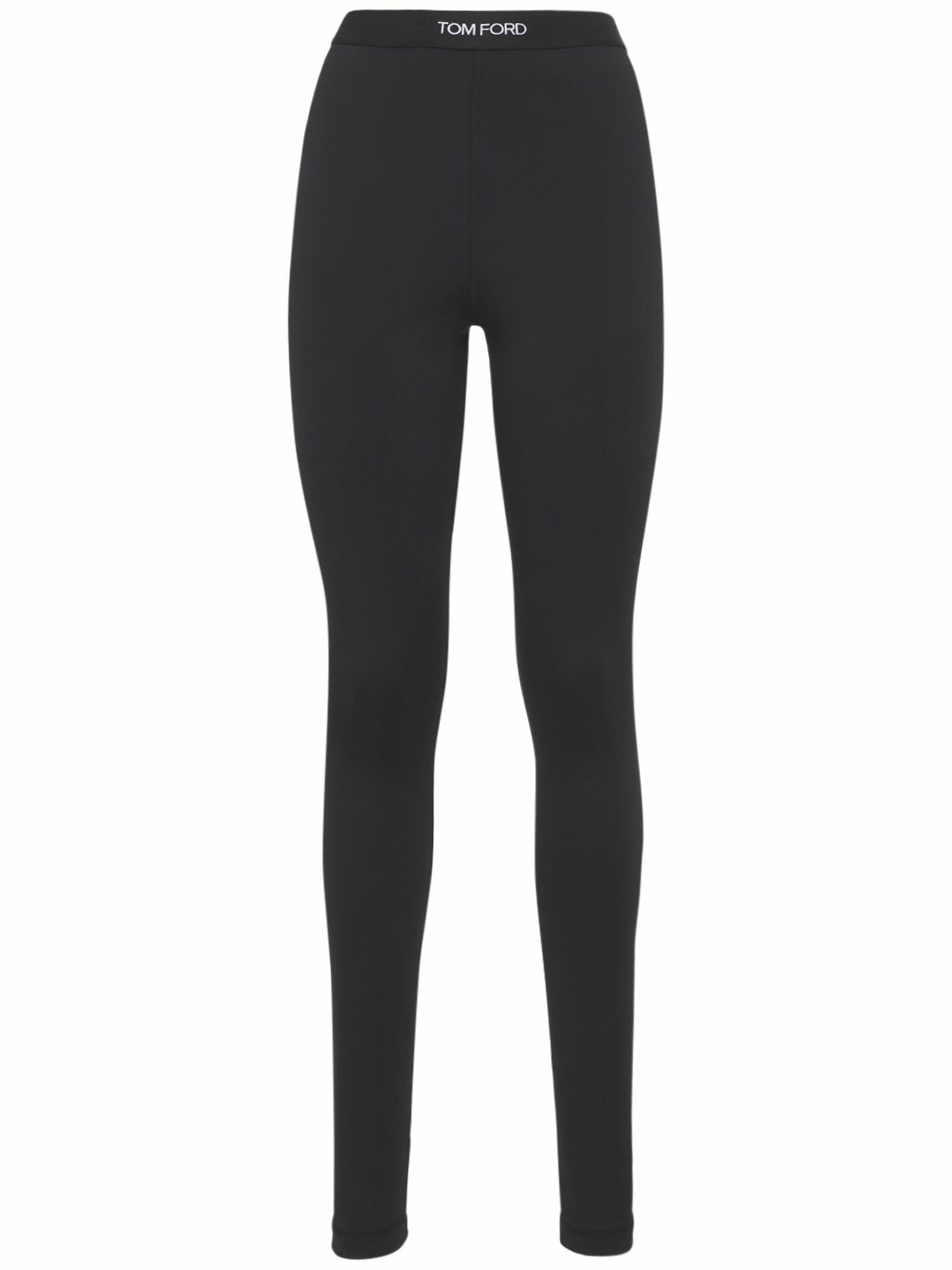 TOM FORD Black Nylon Leggings TOM FORD