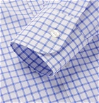 Etro - Slim-Fit Checked Cotton-Poplin Shirt - Blue