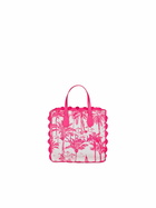 MC2 Saint Barth Vivian Cotton Handbag With Toile De Jouy Print