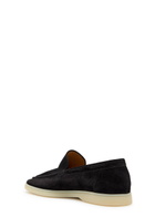 Aurélien Yacht Suede Loafers Black
