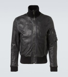 Dolce&Gabbana Leather bomber jacket
