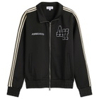 ANNIE HOOD Men's College Track Jacket in Black