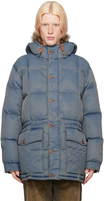 Photo: RRL Blue Quilted Jacket