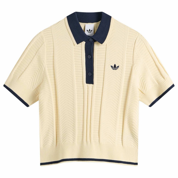 Photo: Adidas Women's Polo Shirt in Warm Vanilla
