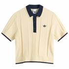 Adidas Women's Polo Shirt in Warm Vanilla