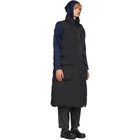 Issey Miyake Men Black Down Convertible Washed Jacket