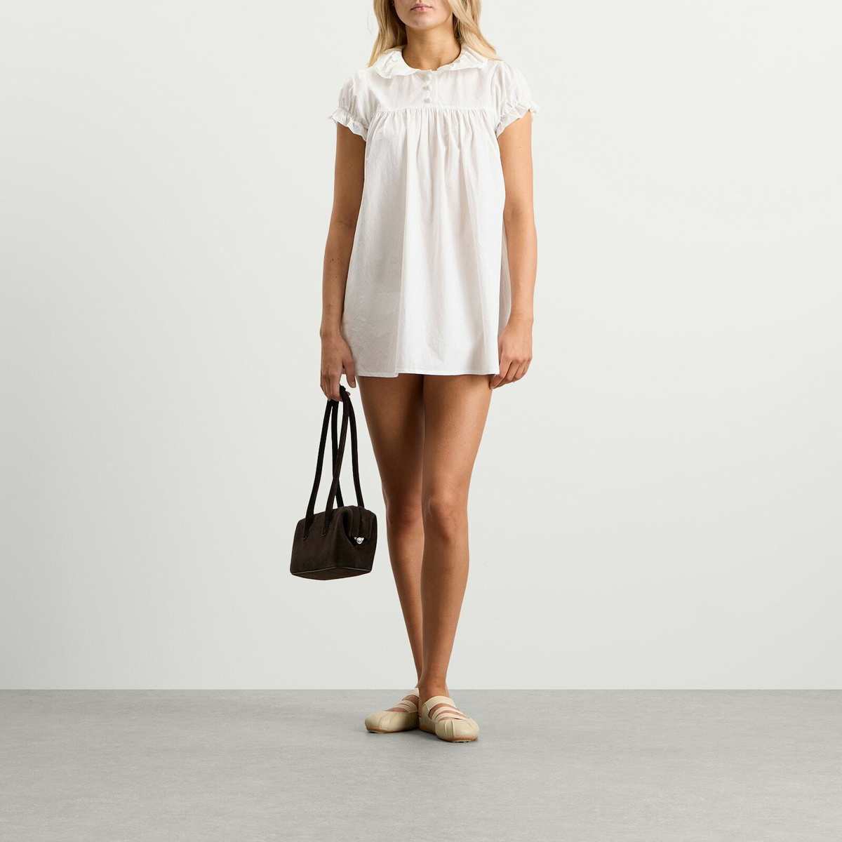My Mum Made It Women's Esme Shift Dress in White