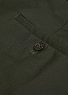 NN07 Ivan Straight-leg Cotton-blend Trousers Khaki