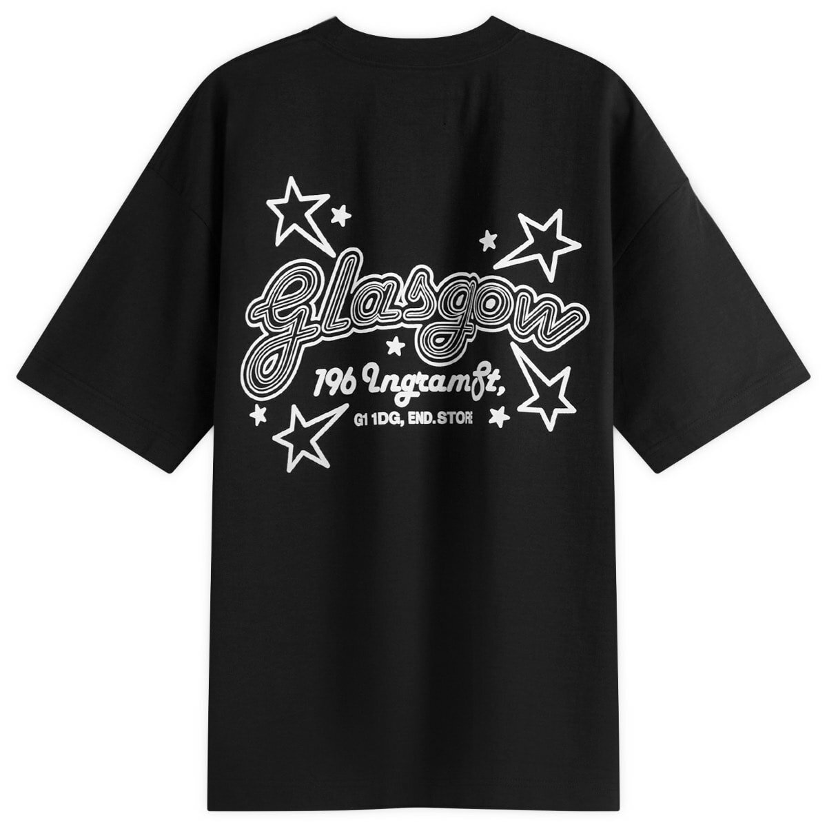 END. City Series 2.0 Glasgow T-Shirt in Black