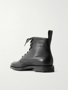 Edward Green - Ardmore Full-Grain Leather Derby Boots - Black