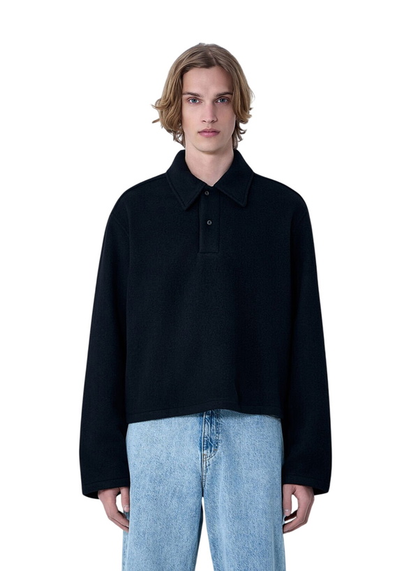 Photo: RIER Wool Blend Polo Sweater