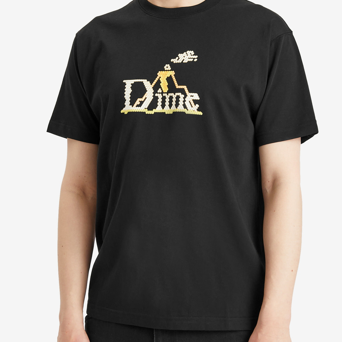 Dime Men's Classic Lightbright T-Shirt in Black