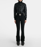 Toni Sailer Conni Special quilted faux leather ski suit