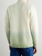 Richard James - Dip-Dyed Wool Rollneck Sweater - Green