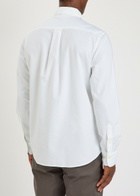 Gant Logo-embroidered Cotton Oxford Shirt White