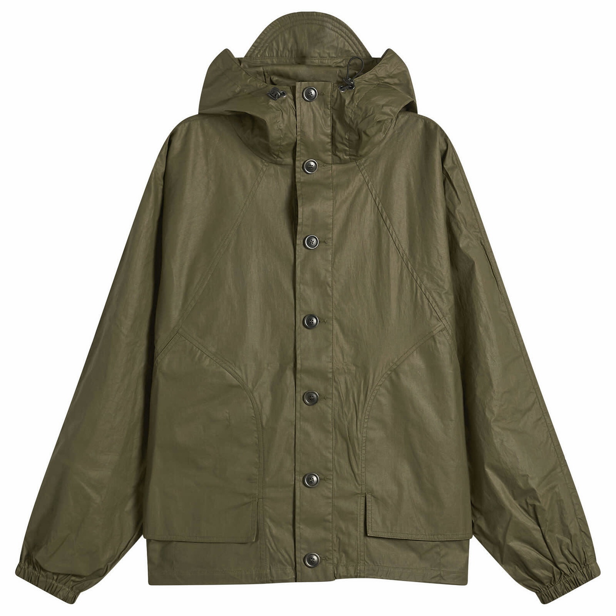 YMC Bonehead Jacket ダークグリーン リアム着 YMC Men's Coated Cotton Bonehead Jacket in Dark Green YMC