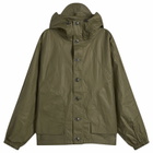 YMC Men's Coated Cotton Bonehead Jacket in Dark Green